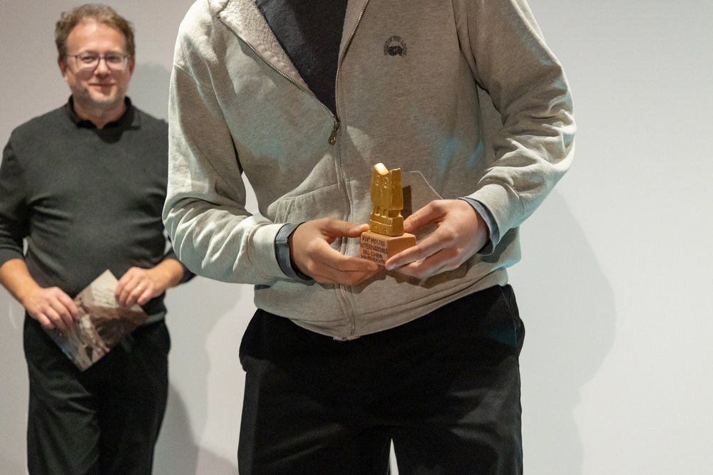 Premiazione della Civetta d’Oro alla 14ª Mostra Internazionale del Cinema Indipendente